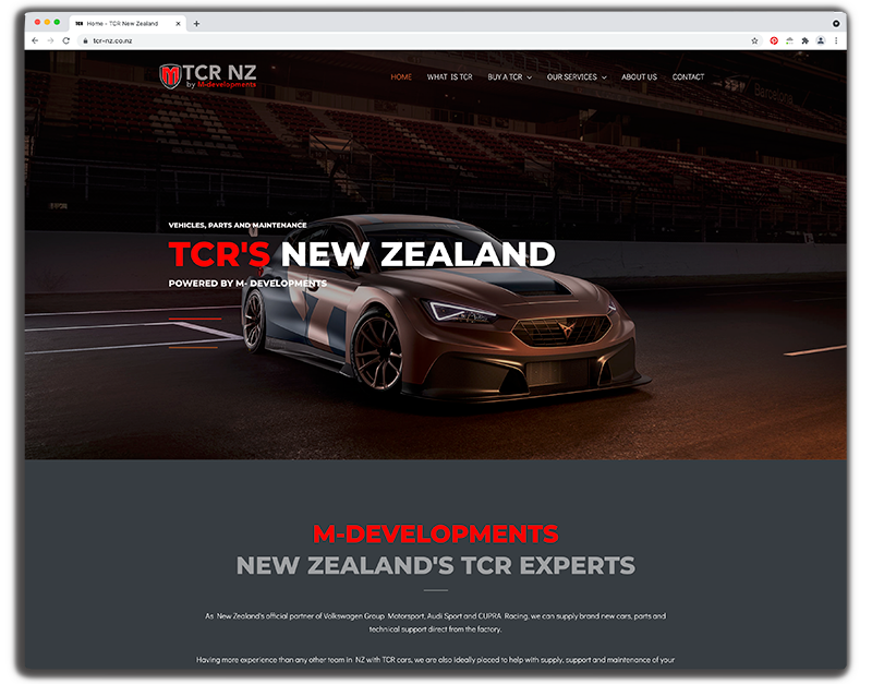 TCR cars NZ